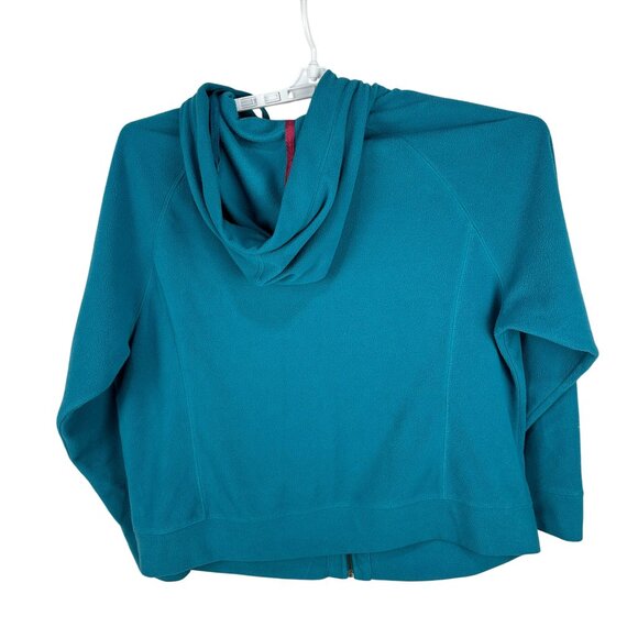 Mossimo Womens Teal Zip-Up Hooded Jacket Size 16W Polyester With Pockets - Picture 2 of 5